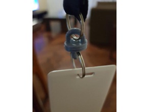 acople de tarjeta acceso colgante que cuelga del cuello la identificación los gadgets accesorios creado freecad colgantes cuerda seguridad el collar portatarjetas 3d print model - Mito3D