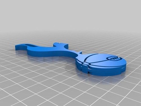doppelseitige tottenham hotspur Schlüsselanhänger keychain 3d print model - Mito3D