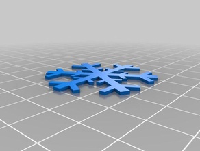 basic snowflake blockscad contest engineering blockscadsnowflake 3d print model - Mito3D