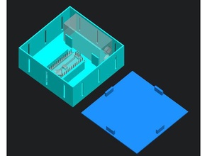 arduboxnano eletrônica arduino caso o nano a caixa de armazenamento 3d print model - Mito3D