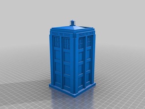 tardis dice tower toy & game accessories boardgame doctor 3d print model - Mito3D