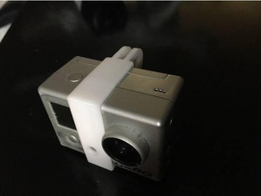 support gopro hero 3d print model - Mito3D