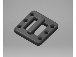 cablefixer guía de cable soporte lazo ziptie 3d print model - Mito3D