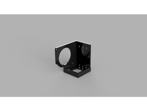 anet a8 laser mount - fits original setup 3d printer parts lasercut cutter upgrade 3d print model - Mito3D