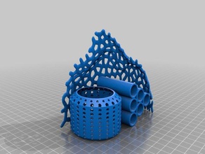 akvaryum saksı fry barınak evcil hayvan 3d print model - Mito3D