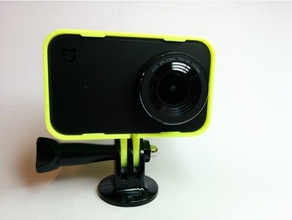 xiaomi mijia 4k-Kamera-Gehäuse von gopro-kompatiblen Objektiv-Abdeckung Kamera Fall cover Objektiv 4k 3d print model - Mito3D