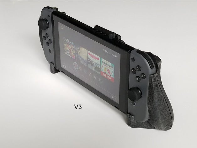 nintendo parâmetro de aperto conforto jgr526 pedaço 3 v3 remix jogos controlador aderência alça a mudar portátil interruptor xbox 3D print model - Mito3D