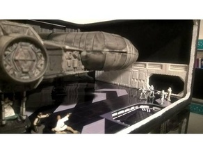 filme sci-fi de sw - collumm porta modelo móveis gratuito star wars parede 3d print model - Mito3D
