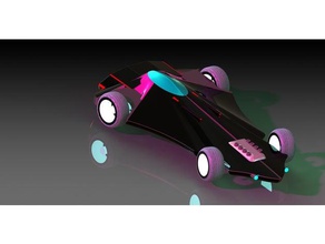 corvus ışıma 3d baskı yazıcı sanat araba gelecek oyun tutuş video oyunu 3d print model - Mito3D