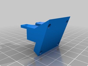 delta bl touch mount 3d printer parts bltouch effector fan 3d print model - Mito3D