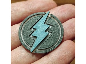 etn electroneum coin coins & badges bitcoin crypto cryptocurrency 3d print model - Mito3D