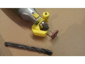 proxxon - drillbit sharpener universal 118 5 machine tools dremel drill bit ibse micromot 3d print model - Mito3D