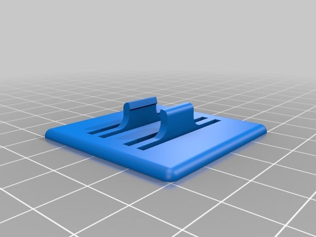 ikea ledberg adhesive clip replacement parts holder 3D print model - Mito3D