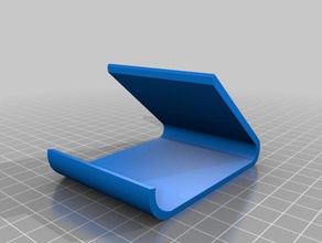 phone stand simple easy print mobile holder 3d print model - Mito3D