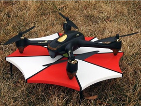 sombrinha plataforma de lançamento r c veículos drone o launchpad quad quadcopter resident evil guarda-chuva 3d print model - Mito3D