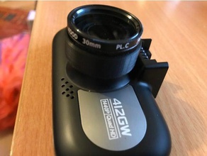 30mm cpl filtro adaptador de nextbase 412gw la cámara 3d print model - Mito3D