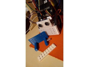 dotbot bit lego adapter robotics 3d print model - Mito3D