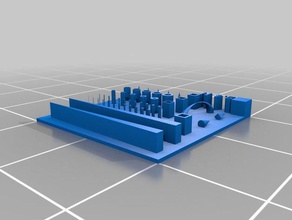 scaleprint resin printer test piece 3d printing tests dlpprinter testing sla 3d print model - Mito3D