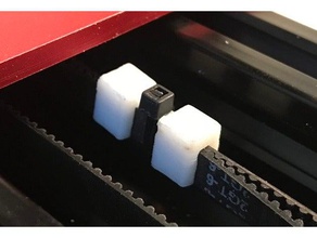 belt clamp clip tension 2gt 6 3d printer parts buckle holder tensioner gt2 3d print model - Mito3D