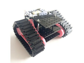 mr6 - mini prototip tank robot Robotik arduino rulman caterpillar pololu raspberry pi paten parça 3d print model - Mito3D