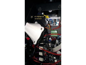 adaptateur ventilateur Stampante 3d parti emotiontech emozione tech mdr microdeltarework 3d print model - Mito3D