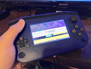 raspberry pi consola portátil de videojuegos juegos video 3d print model - Mito3D