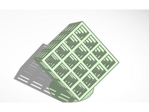 4 A impressão 3d de testes Impressora teste benchmark lattice cubo balanço o a tortura 3d print model - Mito3D