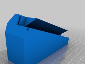 vesa mount wall bracket - 20 degree angle household 3d print model - Mito3D