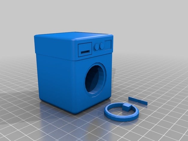 Waschmaschine 3d-drucken 3D print model - Mito3D