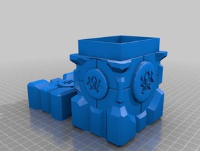culto rakdos - compañero de cubierta sola caja juguetes y accesorios juego la mtg cuadro 3d print model - Mito3D