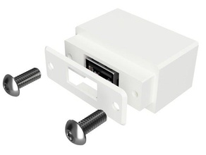 usb front mount xbot 3d printer parts jennyprinter holder 3d print model - Mito3D