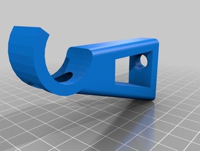 Gardinenstange Halterung Ersatz-Teile Vorhang rod 3d print model - Mito3D