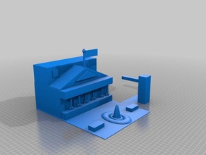 jacks whitehouse 3d-drucken 3d print model - Mito3D