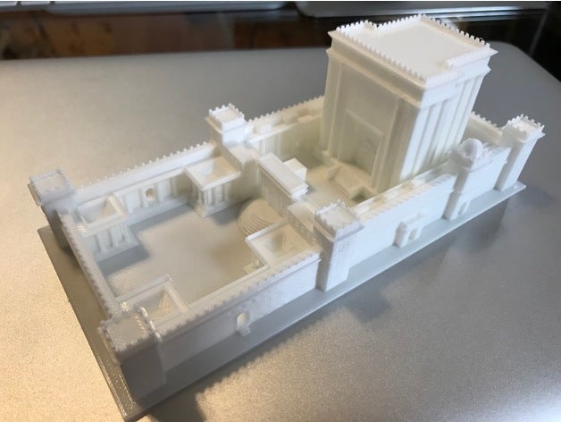 erode s tempio secondo di gerusalemme edifici e strutture ebraica il 3D print model - Mito3D