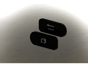 Menü zurück-buttons samsung galaxy s7 aktiven Telefon Handy 3d print model - Mito3D