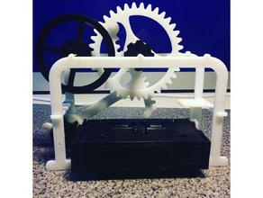 mechanical visit card holder 3d printing 3d print model - Mito3D
