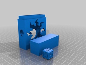 magia ponte raccolta scatola di dadi giochi deck box i la 3d print model - Mito3D