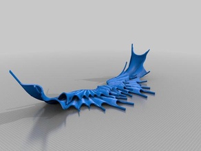 Fledermäuse Flügel fly robin Skulpturen bat 3d print model - Mito3D
