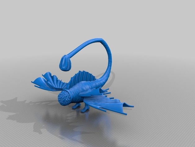 vincis volo dickfish sculture cazzo pesce vulva 3D print model - Mito3D