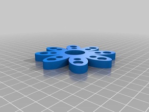Sonnenblumen-fidget-spinner 3d-drucken fidget spinner zappeln Spielzeug 3d print model - Mito3D
