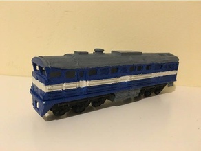 2te116 russian diesel train h0 1 87 mechanical toys model trains 3d print model - Mito3D