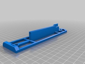 pcie card stand beefy version w mounting holes desktop display computer 3d print model - Mito3D