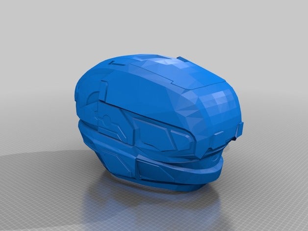 halo gungnir, v3 capacete A impressão 3d 3D print model - Mito3D