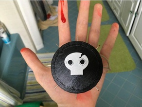 yo-yo death toys & games skull weapon yoyo yo 3d print model - Mito3D