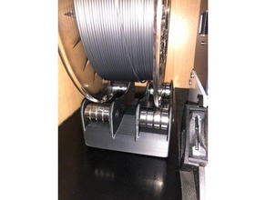 spool holder 3d printer accessories filament mount roller stand 3d print model - Mito3D
