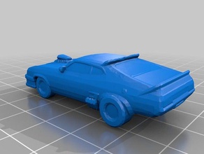 mad max v8 interceptor Fahrzeuge 3d print model - Mito3D