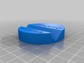 round phone stand 3d printing 3d print model - Mito3D