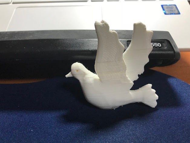 dove decor toy 3D print model - Mito3D