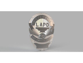 blade runner 2049 detective badge 3d printing badge blade runner 2049 officer k