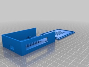 Projekt-box customizer Deckel diy odroid-c2 openscad raspberry pi 3d print model - Mito3D